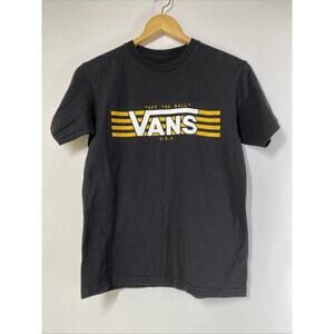 Vans USA Off The Wall Graphic Black Short Sleeve T-shirt Men’s Small 34-36”